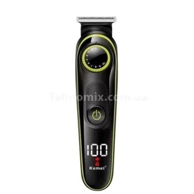 Машинка для стрижки волос 5в1 Kemei Km-696 Черная