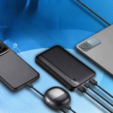 Power Bank с функцией быстрой зарядки 20000mAh Allison Als-s22 5V\2.1A Черный