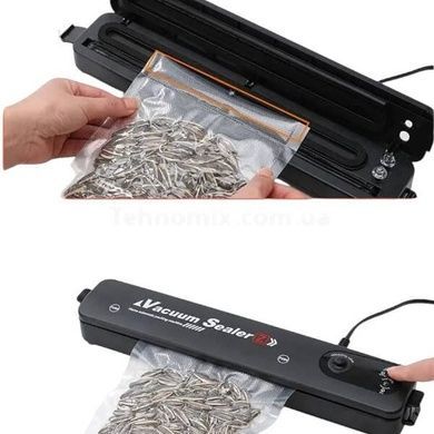 Вакуумний пакувальник продуктів Vacuum Sealer Q Чорний