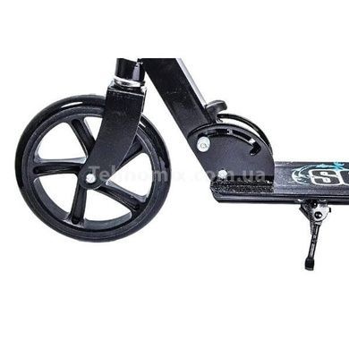 Самокат двоколісний складаний колеса 20см Scooter Чорний
