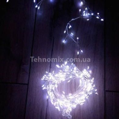 Гирлянда светодиодная роса Фейерверк внутренняя 100Led 4м Холодный свет