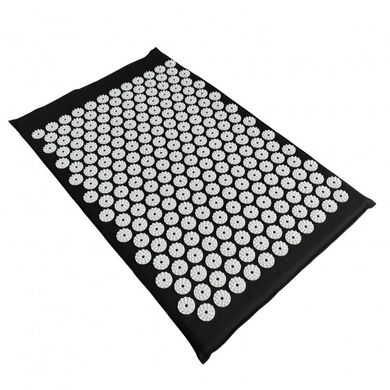 Ортопедичний масажний килимок Acupressure Mat Чорний