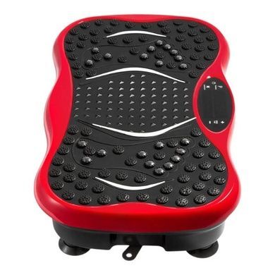 Тренажер віброплатформа для занять спортом та зниження ваги S131 Bluetooth Червона