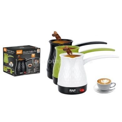 Турка електрична дорожня 500Вт Electric Coffee Pot RAF R.157 Чорна