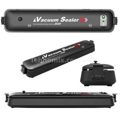 Вакуумний пакувальник продуктів Vacuum Sealer Q Чорний