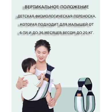 Слінг сумка для немовлят сітчастий 0-36 місяців