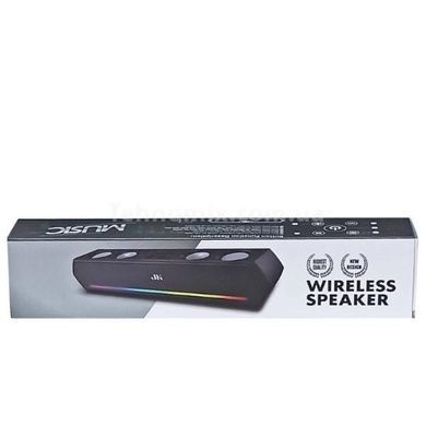 Колонка акумуляторна Bluetooth з підсвічуванням RGB JK 1119BT SOUNDBAR Чорна