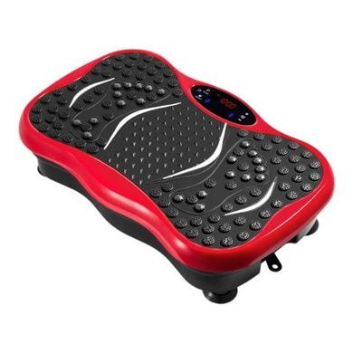 Тренажер віброплатформа для занять спортом та зниження ваги S131 Bluetooth Червона