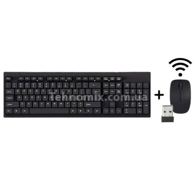 Набор беспроводной клавиатуры и мыши KEYBOARD KB-C019 Черный