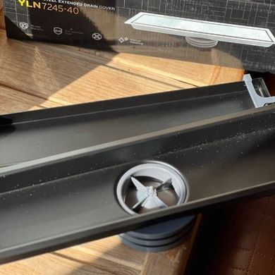 Трап-душові грати напольні металеві floor drain AND YLN7245-40 Сіра