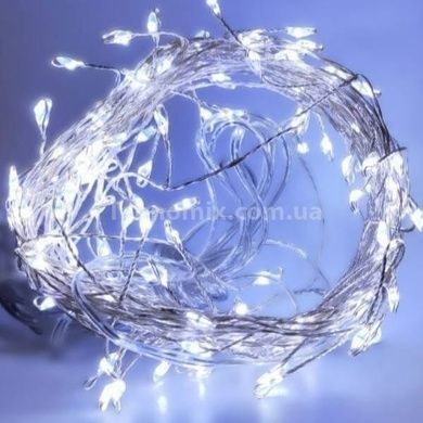 Гирлянда светодиодная роса Фейерверк внутренняя 100Led 4м Холодный свет