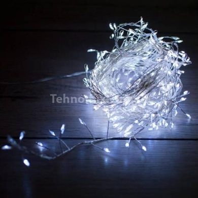 Гирлянда светодиодная роса Фейерверк внутренняя 100Led 4м Холодный свет
