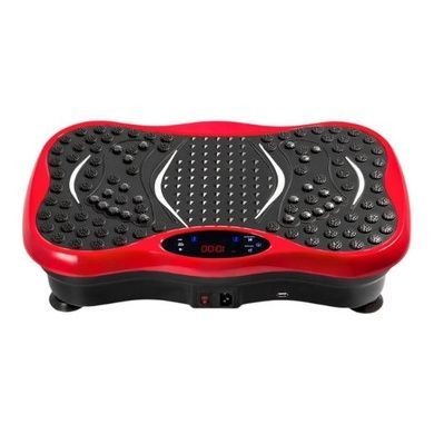 Тренажер віброплатформа для занять спортом та зниження ваги S131 Bluetooth Червона