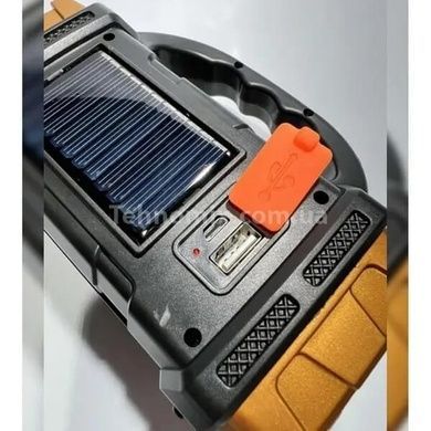 Ліхтар із сонячною панеллю 25W HB-2678 +Power Bank Золото