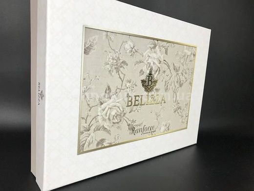 Постільна білизна Belizza Arrigo lacivert Ранфорс Бавовна Євро розмір