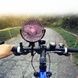 Вентилятор настольный аккумуляторный на гибкой треноге с 3 режимами мощности Черный с розовым