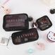 Косметичка женская сетчатая на молнии Makeup bag 22*11*2 Черная