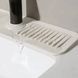Килимок бризковик на кран Drain mat LY-692 Білий