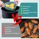 Форма силиконовая для воздушной фритюрницы Food Grade Silica Голубая