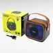Колонка акумуляторна портативна Bluetooth TS‑5578 Чорна з помаранчевим