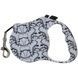 Повідець-рулетка 5м Retractable Dog Leash Білий Лоза