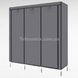 Шафа для одягу тканинна 4 секції 170х45х170см Storage Rack 88170 Сірий