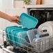 Набір складних харчових контейнерів для їжі з кришками 4шт KAR114 Блакитний