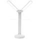 Лампа настольная светодиодная с подставкой для телефона LED table lamp Белая