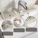 Килимок бризковик на кран Drain mat LY-692 Білий