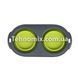 Двойная мисочка для корма DEXAS Collapsible Pet Feeder 240 мл зеленая
