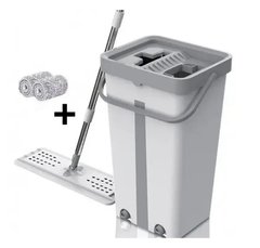 Комплект для уборки ведро и швабра HouseWork Scratch Mop 8л Белый