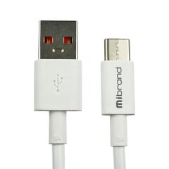 Кабель Mibrand MI-12 High Current Charging Line USB для Type-C 5A 1m White