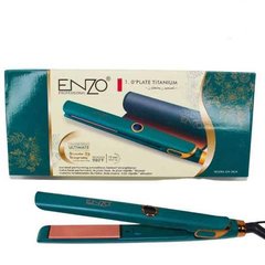 Плойка для волосся вузька з термостійким килимком ENZO-3824 Зелена