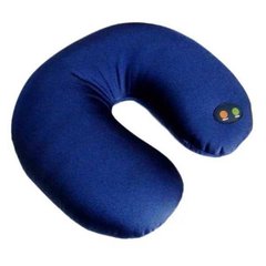 Подушка підголовник масажна Neck Massage Cushion Темно синя