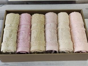 Рушники Pupilla Elit acik 30х50см Бамбук набір 6шт
