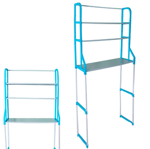 Стеллаж для хранения над стиральной машиной Laundry Rack TW-106 Голубой