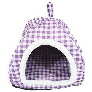 М'який будиночок Pet Hut для собак та кішок Фіолетовий