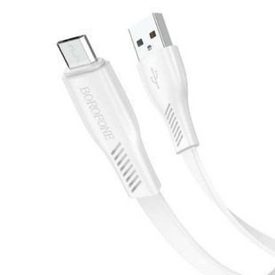 Кабель для зарядки и передачи данных 1м BOROFONE BX85-Micro Белый