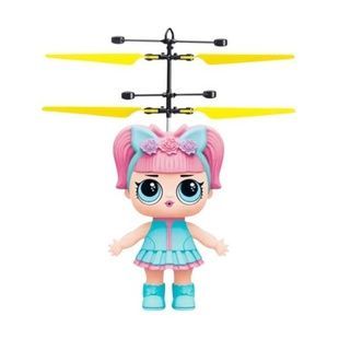Летающая кукла индукционная Flying Girl Голубая