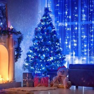 Гірлянда внутрішня 500LED 50м чорний провід