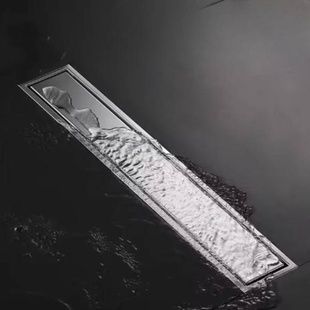 Трап-душевая решетка напольная металлическая floor drain AND YLN7245-40H Серая