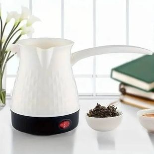 Турка электрическая дорожная 600Вт Electric Coffee Pot RAF R.157 Белая