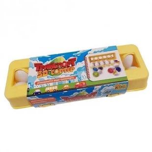 Сортер 3D Яєчний лоток 12шт 4FUN Game Club Транспорт