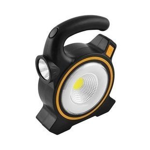 Аккумуляторный фонарь с солнечной батареей COB JY-819 Желтый с черным