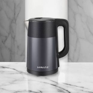 Электрочайник 1500W 2,5 л Sokany SK-09016 Темно-серый