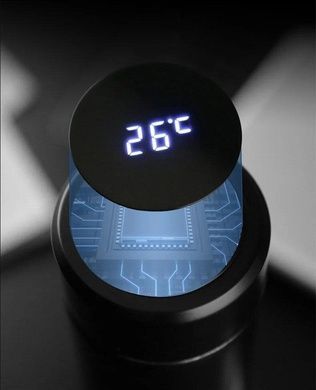 Термос из нержавеющей стали с интеллектуальным экраном 480 мл Черный