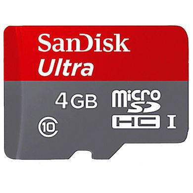 Карта памяти SanDisk micro sd card 4 gb