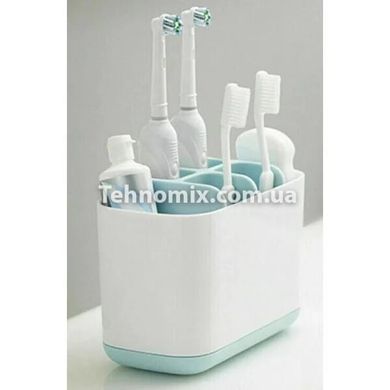 Підставка для зубних щіток Large Toothbrush Caddy Блакитна