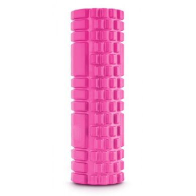 Ролик масажний для йоги, фітнесу (спини і ніг) OSPORT (30*9 см) Рожевий