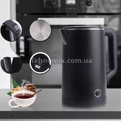 Електрочайник 1.8л 1500Вт Domotec MS-5028 Чорний